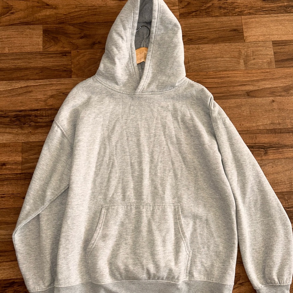 Oversized Light Grey Hoodie
